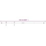 Kit mini puerta corredera armario acero carbono blanco 122 cm de vidaXL, Marcos de puertas - Ref: Foro24-151701, Precio: 39,8...