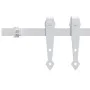 Kit mini puerta corredera armario acero carbono blanco 152 cm de vidaXL, Marcos de puertas - Ref: Foro24-151700, Precio: 40,2...