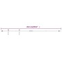 Kit mini puerta corredera armario acero carbono blanco 152 cm de vidaXL, Marcos de puertas - Ref: Foro24-151700, Precio: 41,0...