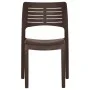 Garden chairs 2 units polypropylene mocha color by vidaXL, Garden chairs - Ref: Foro24-317730, Price: 83,49 €, Discount: %
