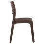 Garden chairs 2 units polypropylene mocha color by vidaXL, Garden chairs - Ref: Foro24-317730, Price: 84,43 €, Discount: %