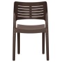 Garden chairs 2 units polypropylene mocha color by vidaXL, Garden chairs - Ref: Foro24-317730, Price: 84,43 €, Discount: %