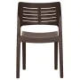 Garden chairs 2 units polypropylene mocha color by vidaXL, Garden chairs - Ref: Foro24-317730, Price: 83,49 €, Discount: %