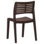 Garden chairs 2 units polypropylene mocha color by vidaXL, Garden chairs - Ref: Foro24-317730, Price: 84,43 €, Discount: %