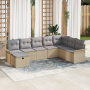 Juego de Sofá de Jardín de 8 Piezas con Co cushions de