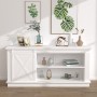 Mini-Schiebetüren-Set für Kleiderschrank aus weißem Karbonstahl, 200 cm von vidaXL, Türrahmen - Ref: Foro24-151691, Preis: 41...