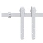 Mini-Schiebetüren-Set für Kleiderschrank aus weißem Karbonstahl, 200 cm von vidaXL, Türrahmen - Ref: Foro24-151691, Preis: 41...
