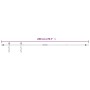 Mini sliding door kit for white carbon steel wardrobe 200 cm by vidaXL, doorframes - Ref: Foro24-151691, Price: 41,90 €, Disc...