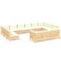 Gartenmöbel 13 Stück Kissen aus cremefarbenem Kiefernholz von vidaXL, Gartensets - Ref: Foro24-3097283, Preis: 1,00 €, Rabatt: %