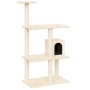 Katzenkratzbaum mit cremefarbenen Sisalstämmen, 119 cm von vidaXL, Katzenmöbel - Ref: Foro24-171518, Preis: 46,95 €, Rabatt: %