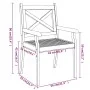Garten-Esszimmerstühle 4 Stück aus massivem Akazienholz von vidaXL, Gartenstühle - Ref: Foro24-3098660, Preis: 265,67 €, Raba...