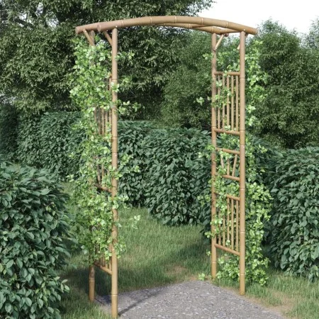 Rosenbogen aus Bambus 118x40x187 cm von vidaXL, Pergolen, Bögen und Gartenspaliere - Ref: Foro24-341746, Preis: 143,87 €, Rab...
