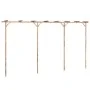 Pérgola de bambú 385x40x205 cm de vidaXL, Pérgolas, arcos y enrejados de jardín - Ref: Foro24-341747, Precio: 90,58 €, Descue...