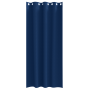 Cortinas con cortinas 2 pcs Azul oscuro 245 x 140 cm Poliéster