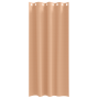 Cortinas con cortinas 2 pcs Marrón claro 245 x 140 cm Poliéster