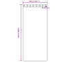 Cortinas 2 pcs Amarillo mostaza 225 x 140 cm Poliéster