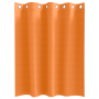 Cortinas 2 pcs Naranja brillante 140 x 140 cm Poliéster