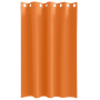 Cortinas 2 pcs Naranja brillante 175 x 140 cm Poliéster