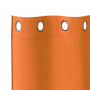 Cortinas 2 pcs Naranja brillante 260 x 140 cm Poliéster