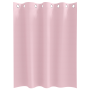Cortinas con cortinas 2 pcs Rosa bebé 140 x 140 cm Poliéster
