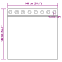 Cortinas con cortinas 2 pcs Rosa bebé 140 x 140 cm Poliéster