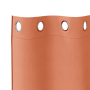 Cortinas con cortinas 2 pcs Terracota 260 x 140 cm Poliéster