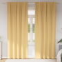 Cortinas con cortinas 2 pcs Beige 225 x 140 cm Poliéster
