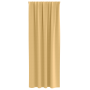 Cortinas con cortinas 2 pcs Beige 225 x 140 cm Poliéster