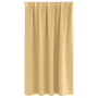 Cortinas con cortinas 2 pcs Beige 140 x 140 cm Poliéster
