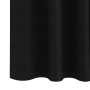 Cortinas con cortinas 2 pcs Negro 245 x 140 cm Poliéster
