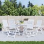 Cojines de silla de jardín 6 uds tela Oxford gris 40x40x4 cm