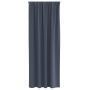 Cortinas con cortinas 2 pcs Antracita 260 x 140 cm Poliéster