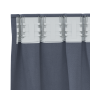 Cortinas con cortinas 2 pcs Antracita 260 x 140 cm Poliéster
