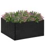 Black synthetic rattan planter 80x80x40 cm by vidaXL, Pots and planters - Ref: Foro24-319171, Price: 68,33 €, Discount: %