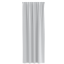 Cortinas con cortinas 2 pcs Gris pálido 245 x 140 cm Poliéster