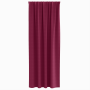Cortinas con cortinas 2 pcs Rojo vino 225 x 140 cm Poliéster