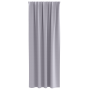 Cortinas 2 pcs Gris metálico 260 x 140 cm Poliéster