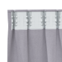Cortinas 2 pcs Gris metálico 260 x 140 cm Poliéster