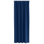 Cortinas con cortinas 2 pcs Azul oscuro 245 x 140 cm Poliéster