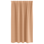 Cortinas con cortinas 2 pcs Marrón claro 140 x 140 cm Poliéster