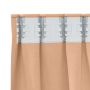 Cortinas con cortinas 2 pcs Marrón claro 140 x 140 cm Poliéster