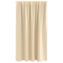 Cortinas con cortinas 2 pcs Crema 140 x 140 cm Poliéster