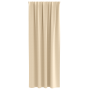 Cortinas con cortinas 2 pcs Crema 225 x 140 cm Poliéster