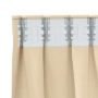 Cortinas con cortinas 2 pcs Crema 225 x 140 cm Poliéster
