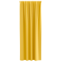 Cortinas 2 pcs Amarillo mostaza 245 x 140 cm Poliéster