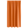 Cortinas 2 pcs Naranja brillante 140 x 140 cm Poliéster