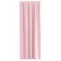 Cortinas con cortinas 2 pcs Rosa bebé 260 x 140 cm Poliéster