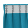 Cortinas con cortinas 2 pcs Tuquesa 260 x 140 cm Poliéster