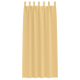 Cortinas con cortinas 2 pcs Beige 245 x 140 cm Poliéster