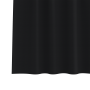 Cortinas con cortinas 2 pcs Negro 245 x 140 cm Poliéster
